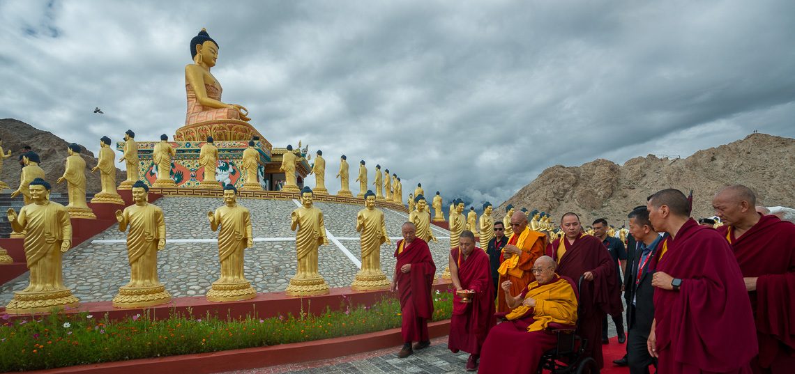 Visita al Mahabodhi en Leh