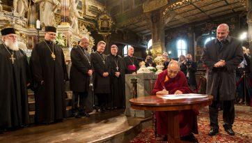 Observación del Día Internacional de la Paz en la Iglesia de la Paz, Swidnica