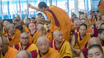 Preparación de los estudiantes para la Iniciación de Kalachakra
