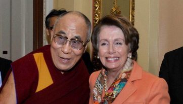 Su Santidad el Dalái Lama felicita a la presidenta de la Cámara de Representantes de los Estados Unidos