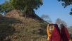 Visita a la Estupa en Sankisa, UP, India