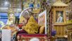 Empoderamiento de Avalokiteshvara en Dharamsala, HP, India