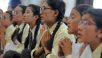 Charla con estudiantes y profesores en Leh, Ladakh, J&K, India