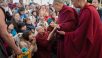 Reunión con extranjeros que se encontraban en Dharamsala