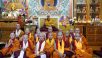 Ordenación de novicios en Dharamsala