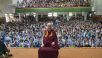Reunión con miembros de la comunidad tibetana en Delhi
